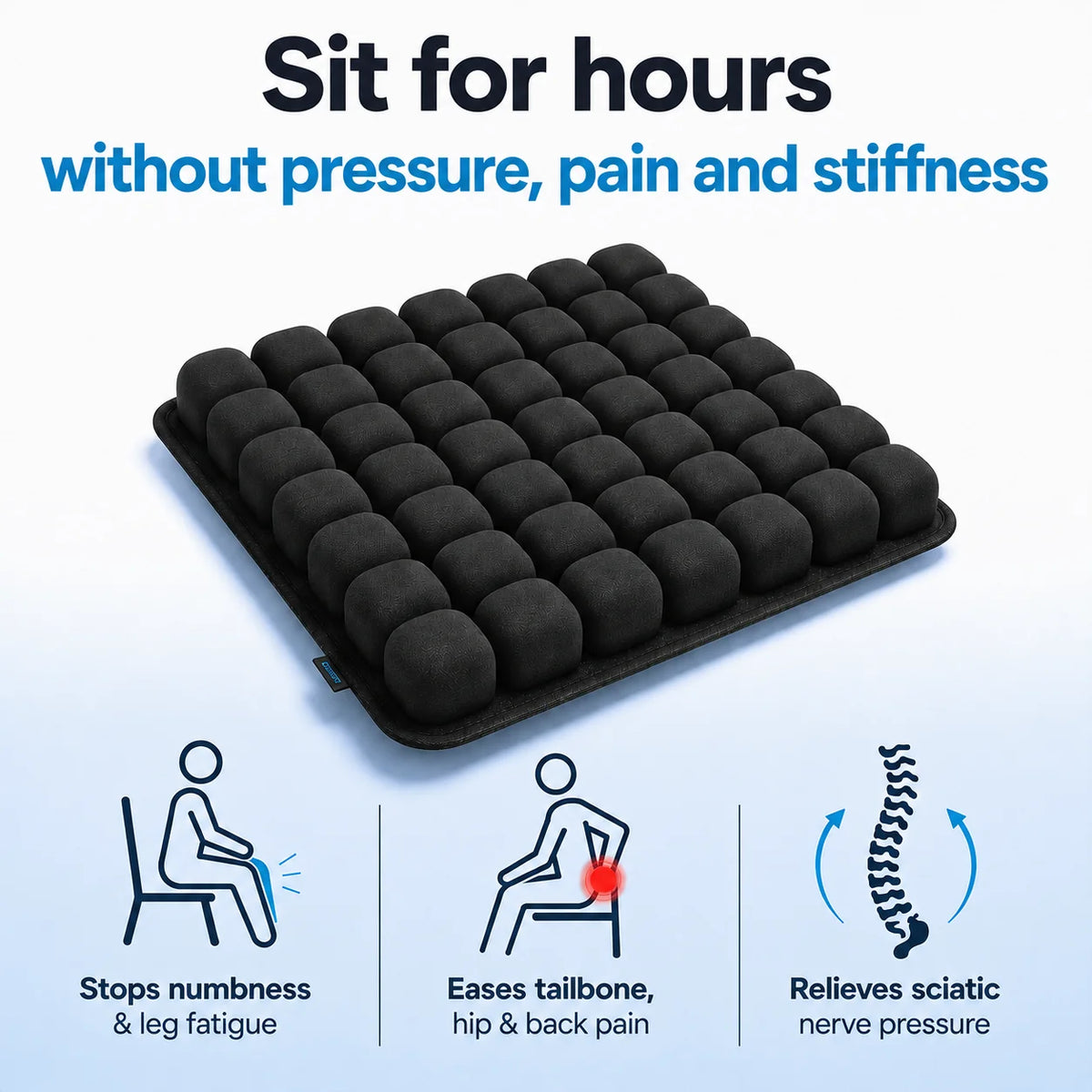 LEVEROL Ergonomic Pressure Relief Seat Cushion