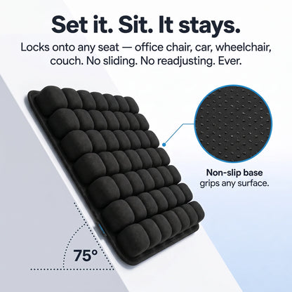 LEVEROL Ergonomic Pressure Relief Seat Cushion