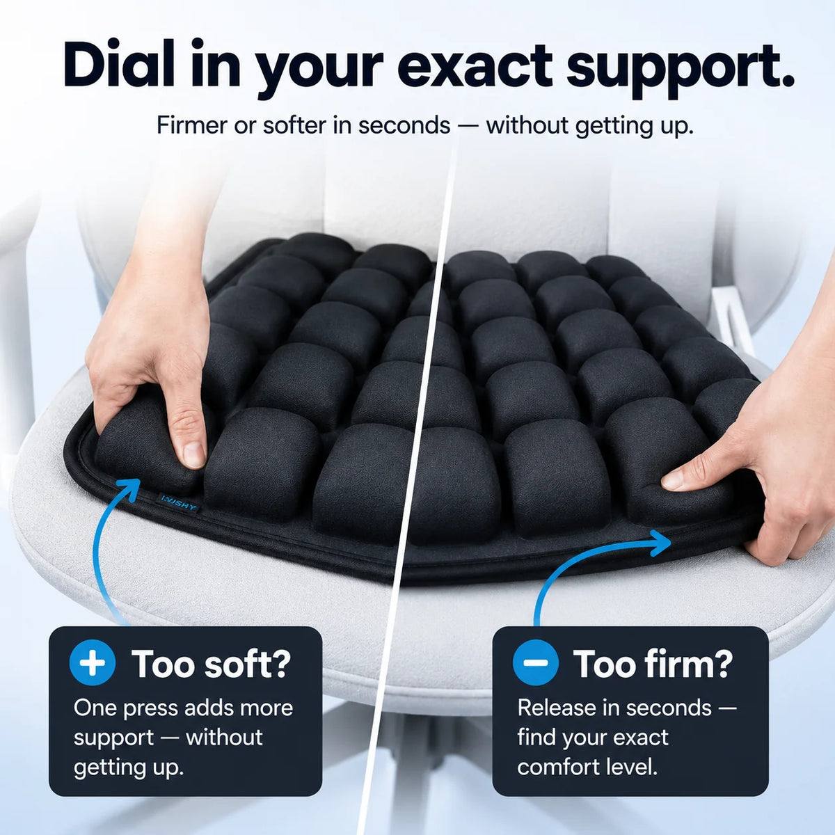 LEVEROL Ergonomic Pressure Relief Seat Cushion