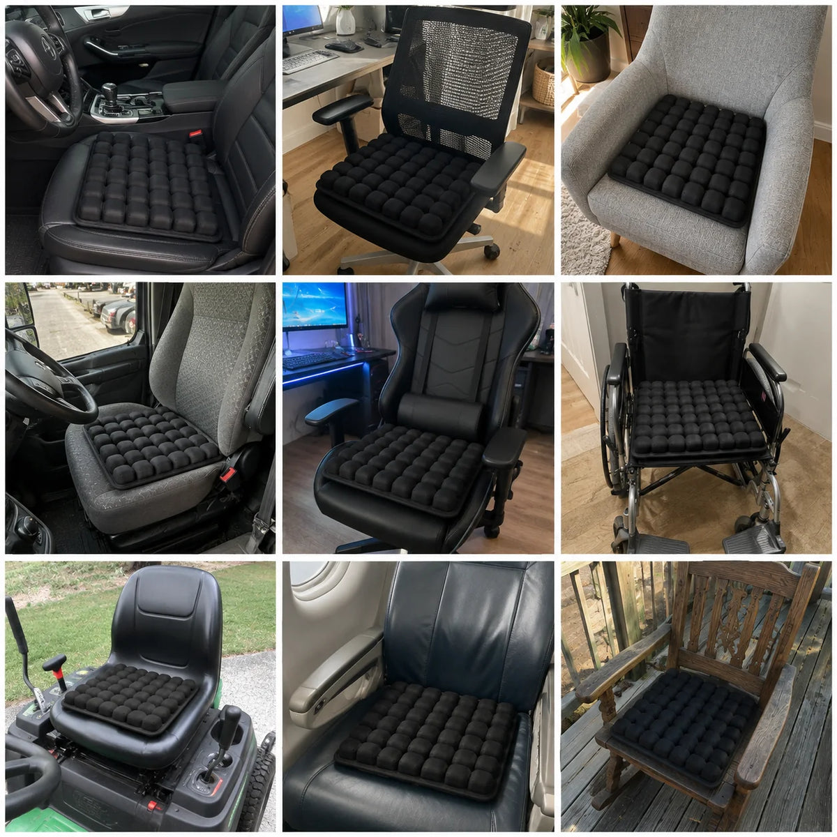 LEVEROL Ergonomic Pressure Relief Seat Cushion